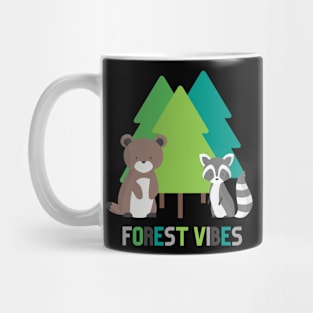 Forest Bear & Raccoon Mug